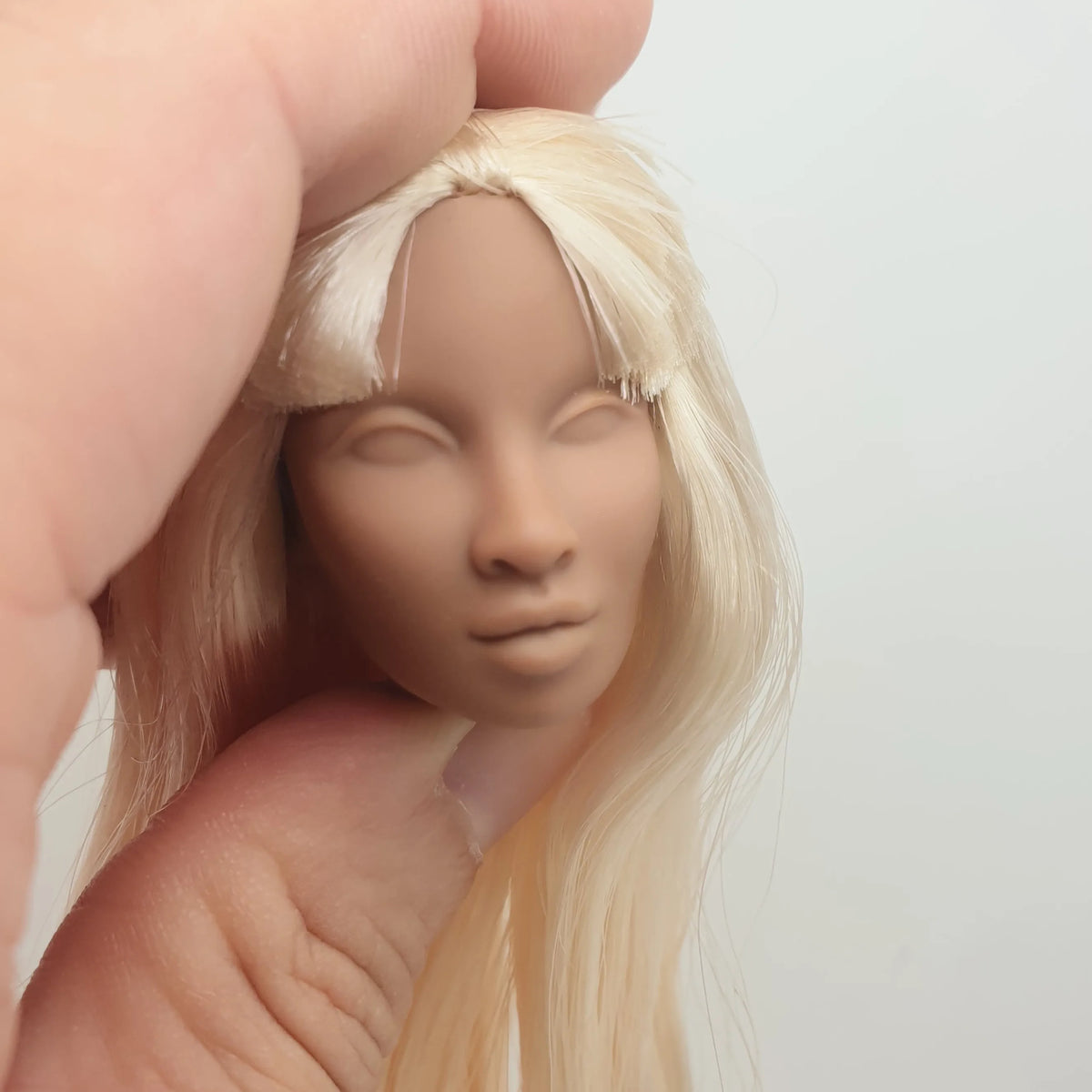 Fashion royalty Poppy Parker Friend Darla Daley Blonde Hair Rerooted Integrity 1/6 Scale Doll Head