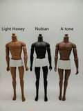 Fashion Royalty 1/6 Scale Homme1.5 Light Honey Nubian A Tone Skin Male Doll Body