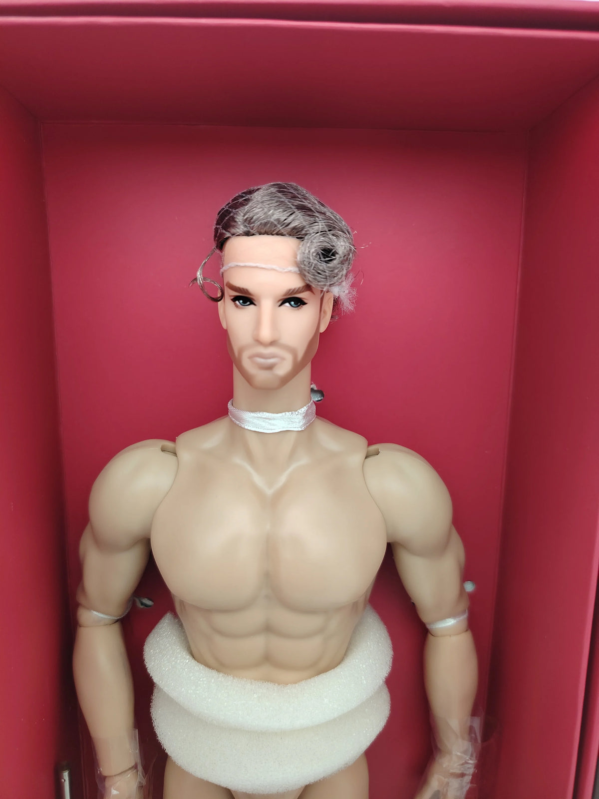 Fashion Muscle Male Body Head Californians Skin 1/6 Scale Mizi Adonis Nude Doll