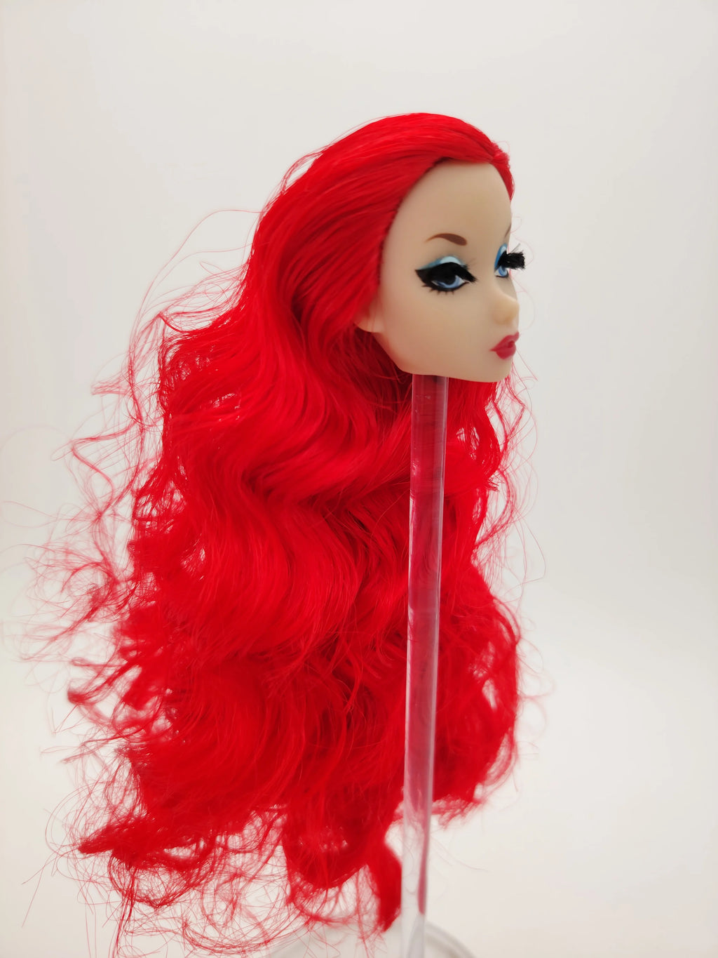 Fashion Royalty OOAK Pink Hair Nippon Misaki 1/6 Scale  Integrity Female Doll Head
