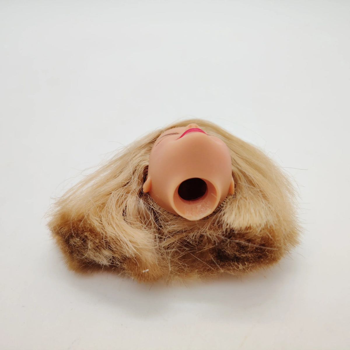 Fashion Blonde Hair Cute Young Girl 1/6 Scale Female Doll Head