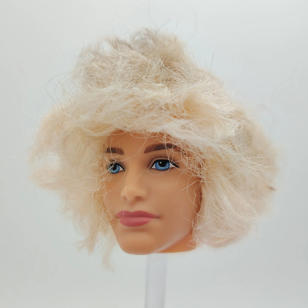 Fashion Toy Hair Rerooted Young Man Male 1/6 Scale Handsome Boy Doll Head 1#