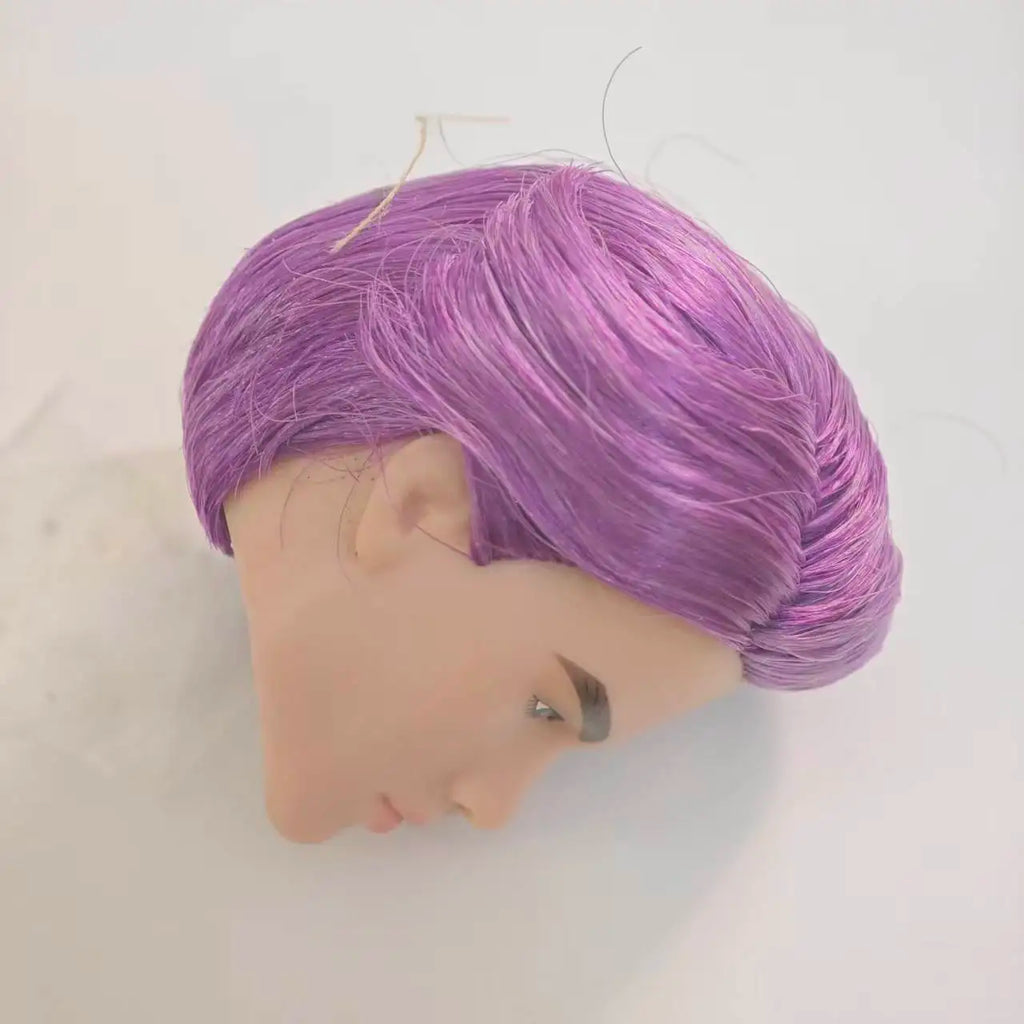 Fashion Royalty Tenzin Dahkling Japan Skin FR Homme Purple Hair Integrity Male Doll Head