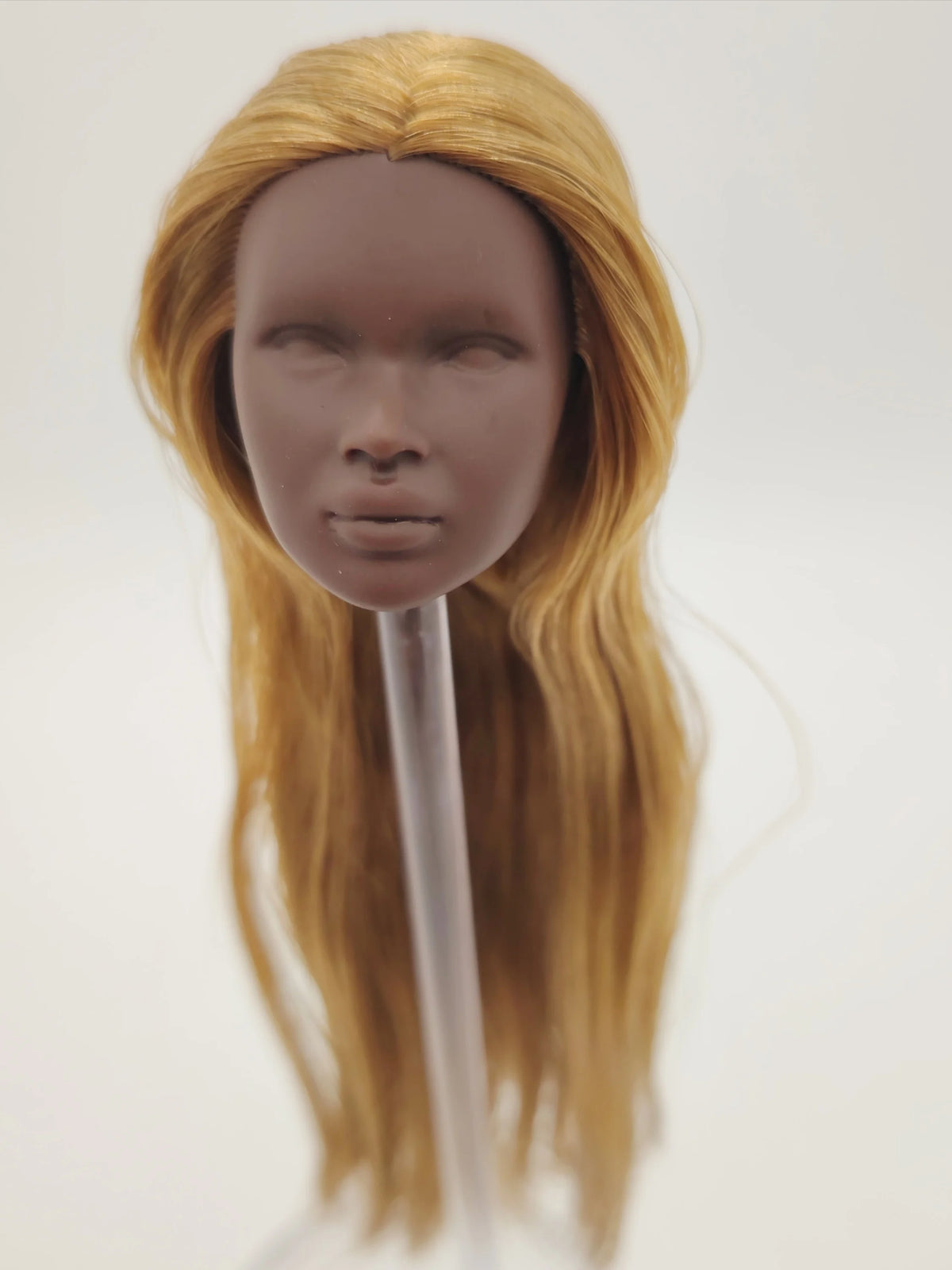 Fashion Royalty 1/6 Scale Nadja Rhymes Dark A Skin Old Gold Color Hair Nuface Doll Head