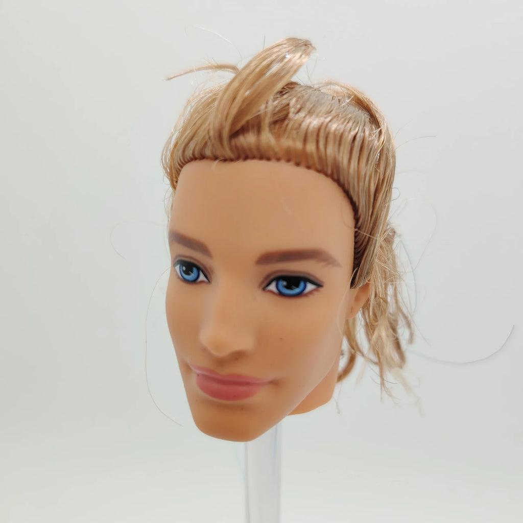 Fashion Toy Hair Rerooted Young Man Male 1/6 Scale Handsome Boy Doll Head 8#