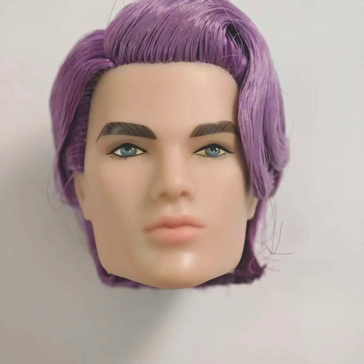 Fashion Royalty Tenzin Dahkling Japan Skin FR Homme Purple Hair Integrity Male Doll Head