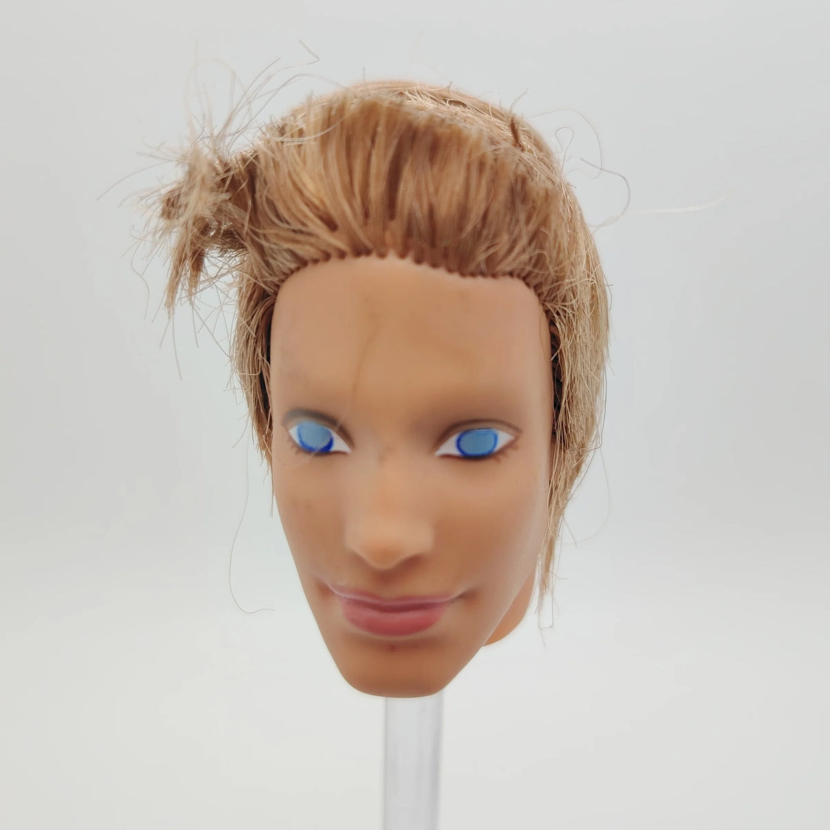 Fashion Toy Hair Rerooted Young Man Male 1/6 Scale Handsome Boy Doll Head 3#
