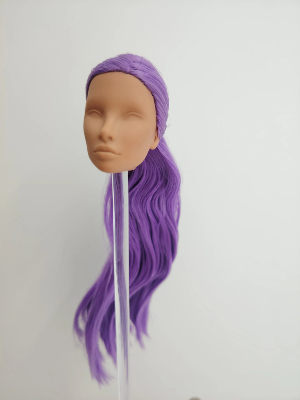 Fashion Royalty Purple Hair Natalia Fatale Integrity Blank Face Female Doll Head