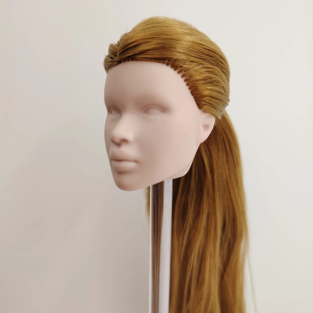 Fashion Royalty Doll Head Nadja Rhymes Nu.Face Japan Skin Golden Color Hair Collectible Fashion Doll Head