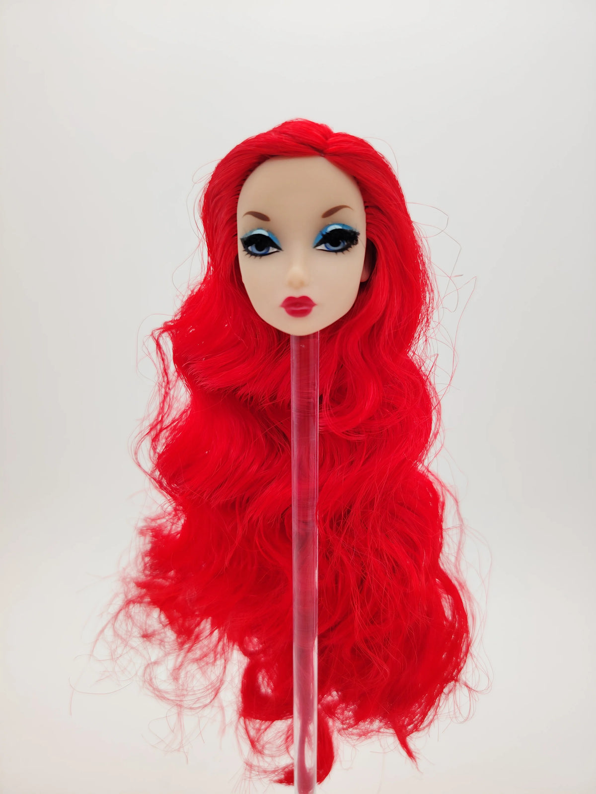 Fashion Royalty OOAK Pink Hair Nippon Misaki 1/6 Scale  Integrity Female Doll Head