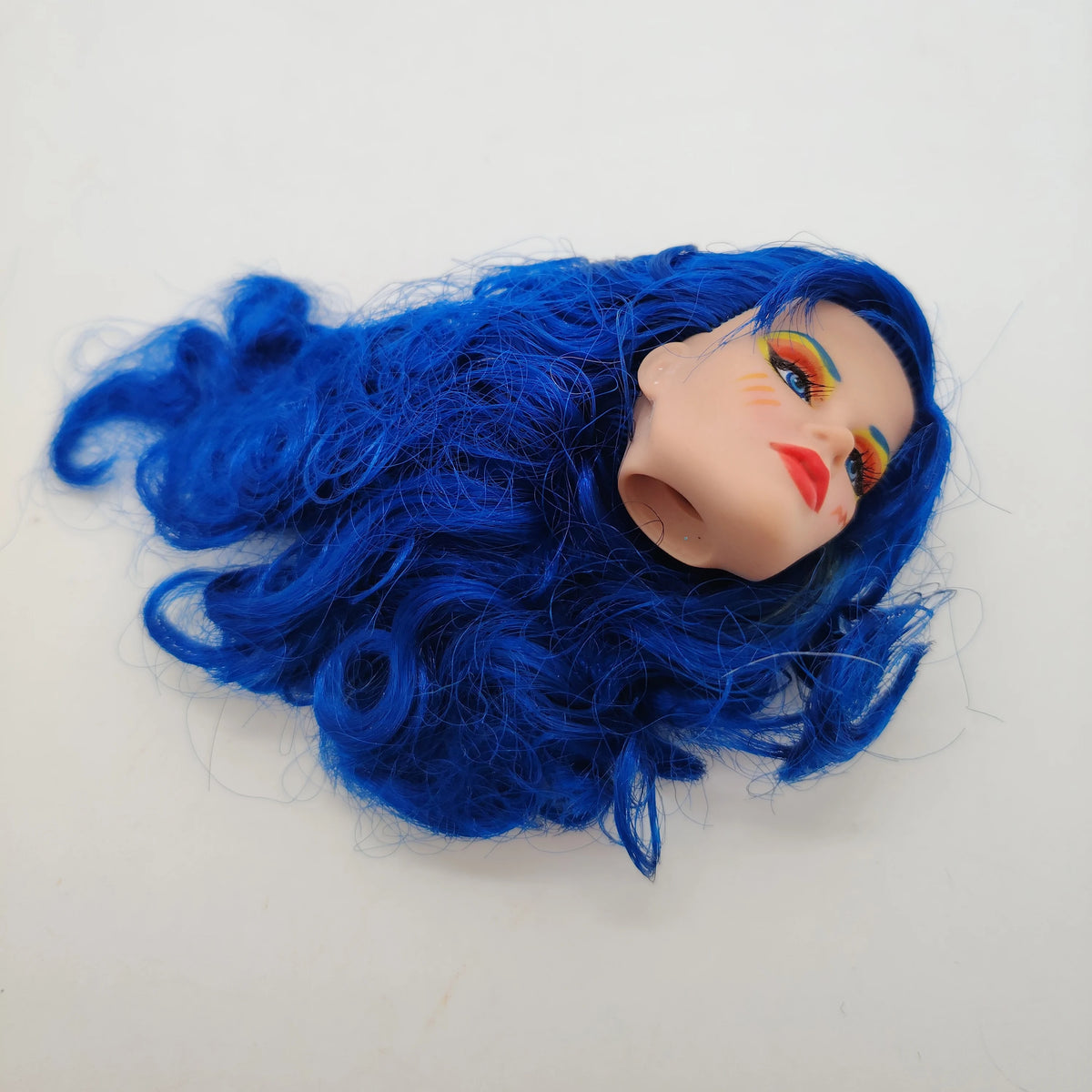 Fashion Royalty Jem And The Holograms Blue Color Hair Mary Phillips 1/6 Scale Integrity Doll Head