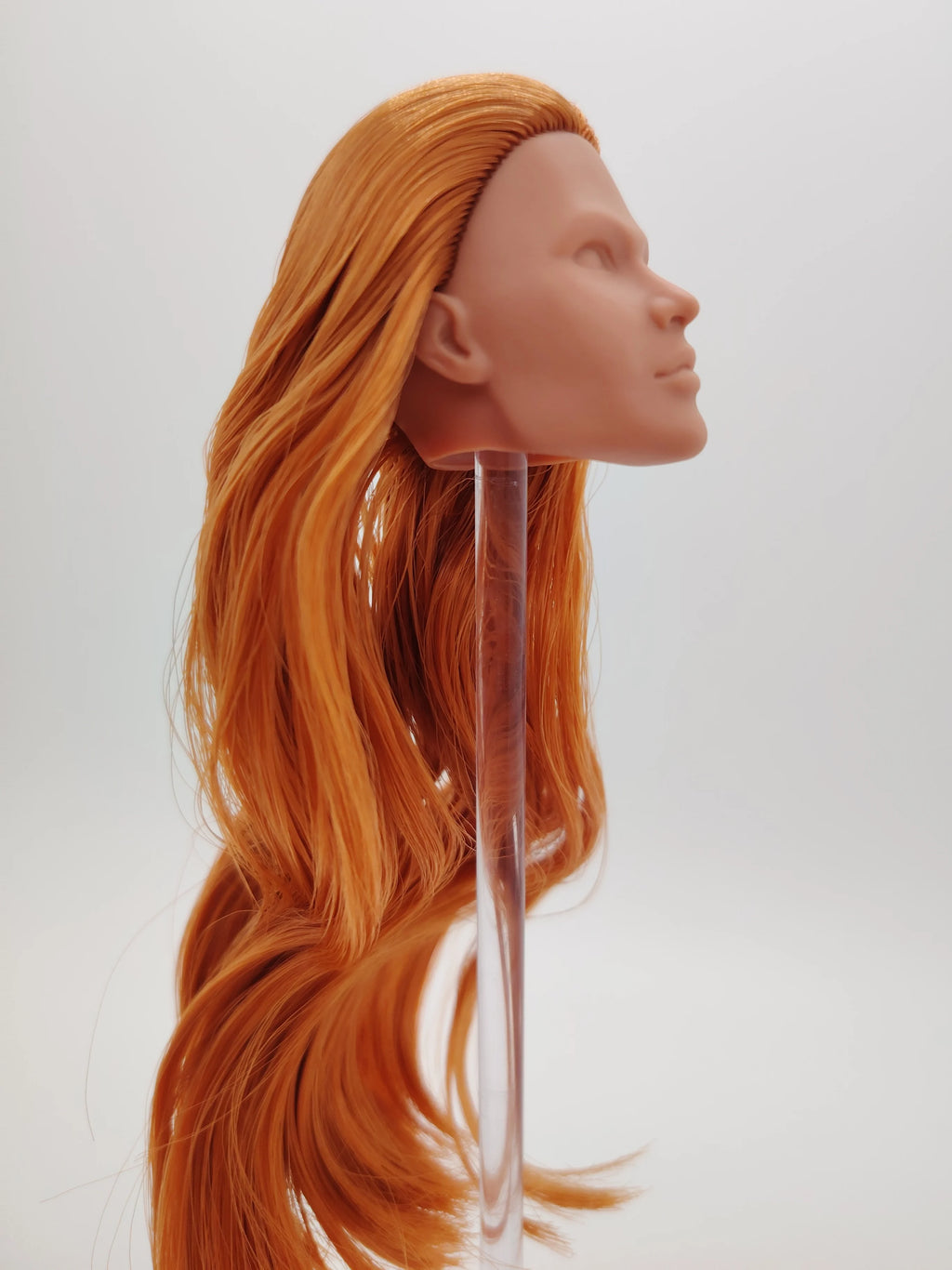 Fashion Royalty Homme Blank Face Orange Hair Hungarian Skin Kieron Integrity Male Man Doll Head